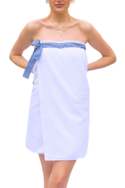UWRAPT - Towel + Wrap All-in-One with Adjustable Tie Closure. No Hook & Loop. No Elastic. No Buttons. No Snaps. Simply Wrap, Tie, & Go!
