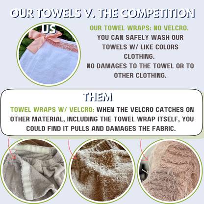 UWRAPT - Towel + Wrap All-in-One with Adjustable Tie Closure. No Hook & Loop. No Elastic. No Buttons. No Snaps. Simply Wrap, Tie, & Go! | Soft 100% Cotton, Absorbent, Lightweight for Home, Spa, Sauna, Pool, Travel