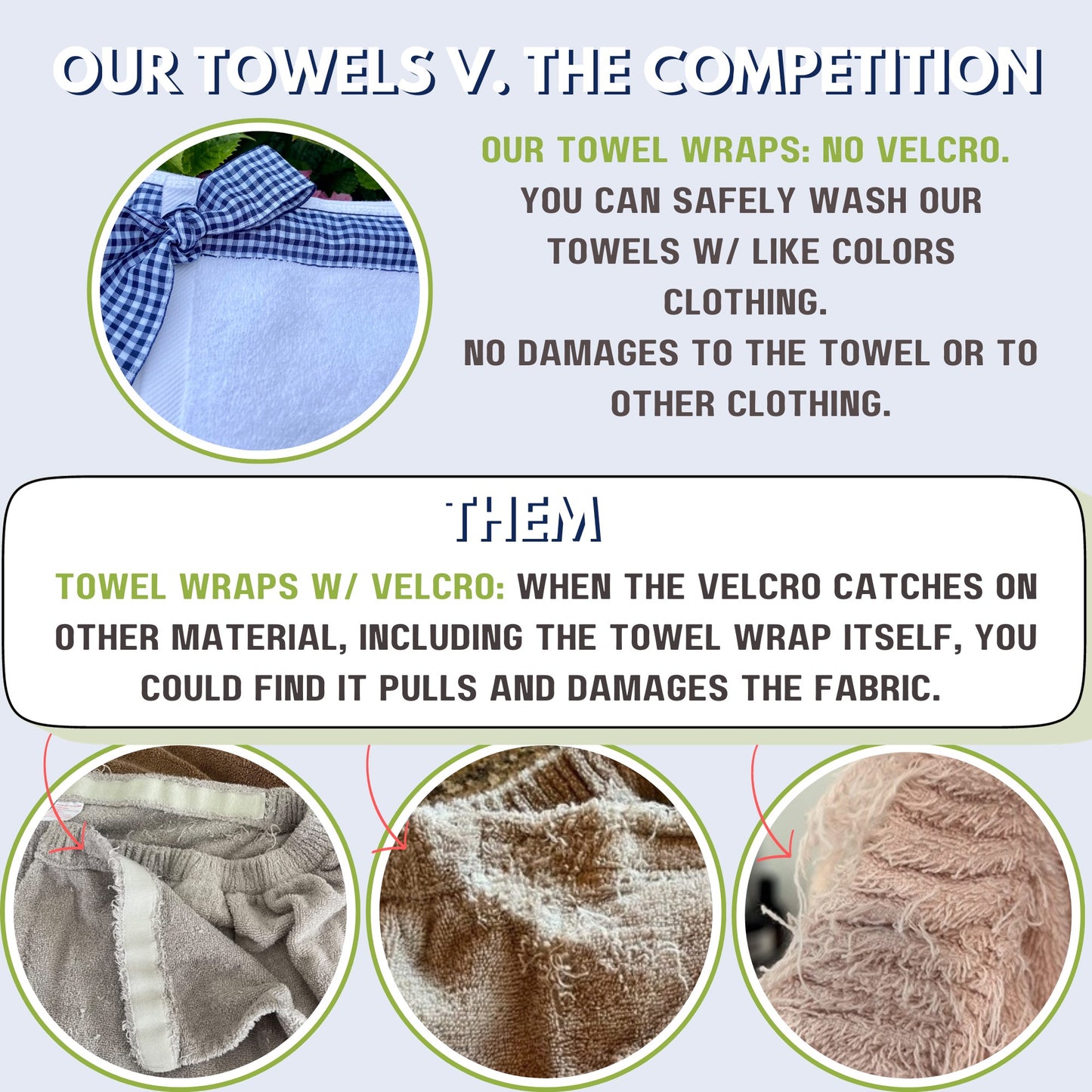 UWRAPT - Towel + Wrap All-in-One with Adjustable Tie Closure. No Hook & Loop. No Elastic. No Buttons. No Snaps. Simply Wrap, Tie, & Go!