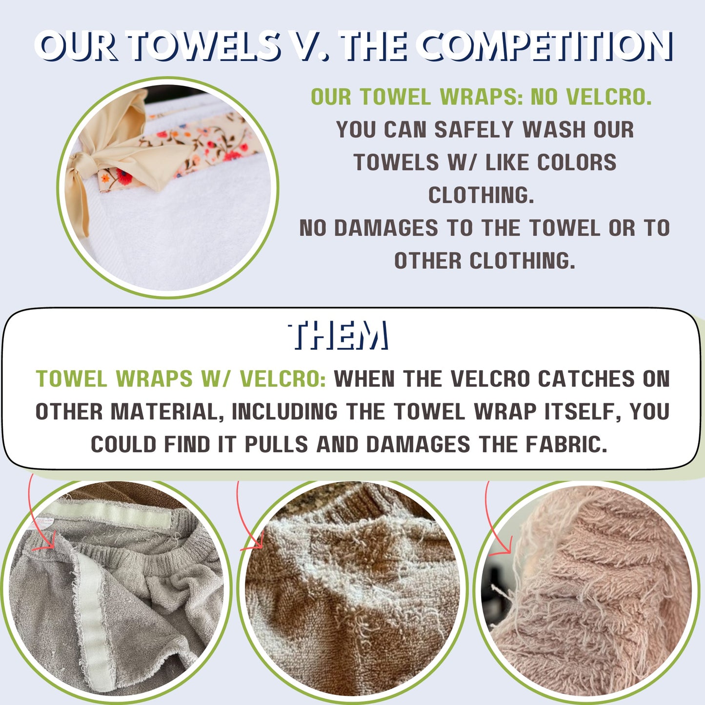 UWRAPT - Towel + Wrap All-in-One with Adjustable Tie Closure. No Hook & Loop. No Elastic. No Buttons. No Snaps. Simply Wrap, Tie, & Go!