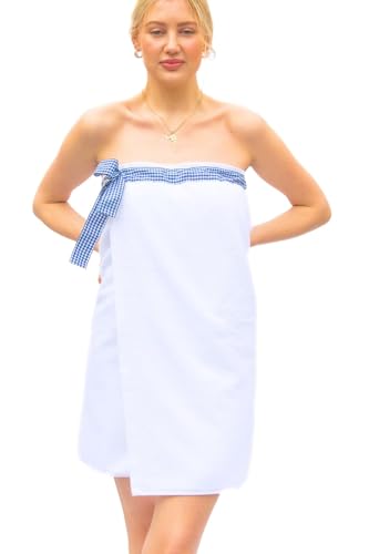 UWRAPT - Towel + Wrap All-in-One with Adjustable Tie Closure. No Hook & Loop. No Elastic. No Buttons. No Snaps. Simply Wrap, Tie, & Go!