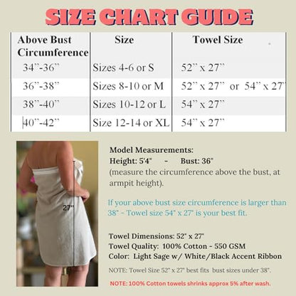 UWRAPT - Towel + Wrap All-in-One with Adjustable Tie Closure. No Hook & Loop. No Elastic. No Buttons. No Snaps. Simply Wrap, Tie, & Go! | Soft 100% Cotton, Absorbent, Lightweight for Home, Spa, Sauna, Pool, Travel